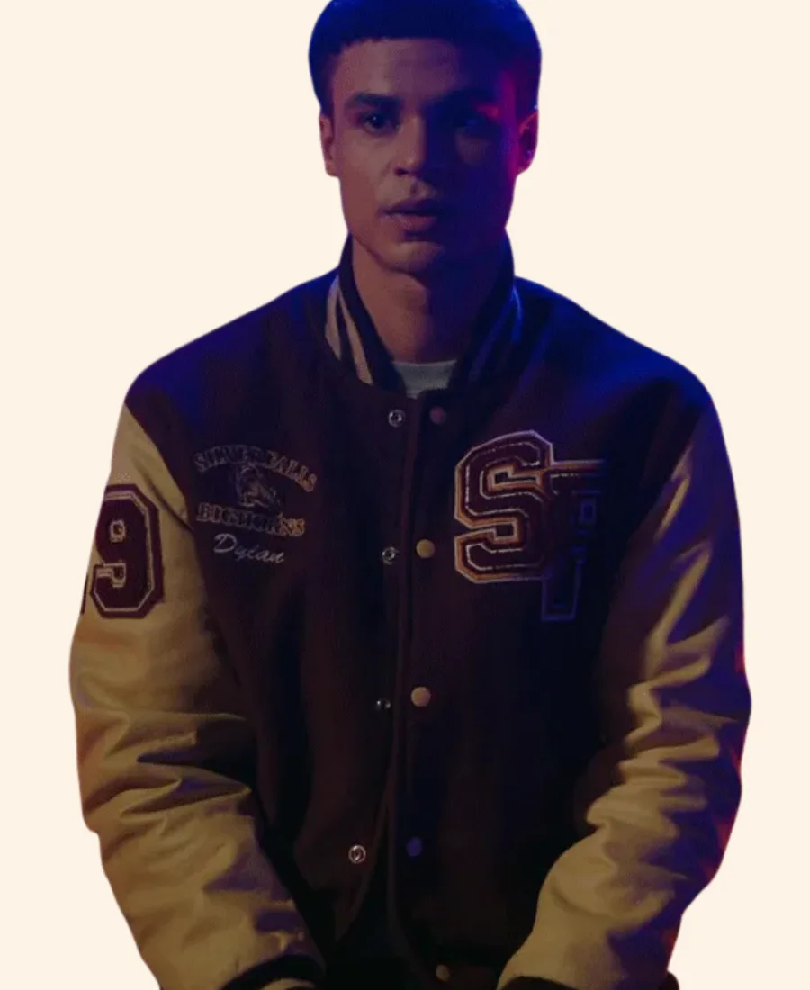 My Life With The Walter Boys Dylan Varsity Jacket Front Image