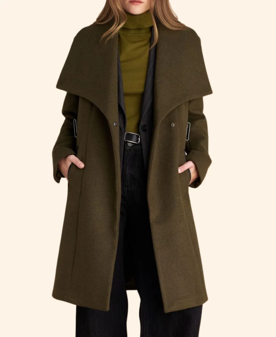 My Life With The Walter Boys Katherine Walter Trench Coat Front Image