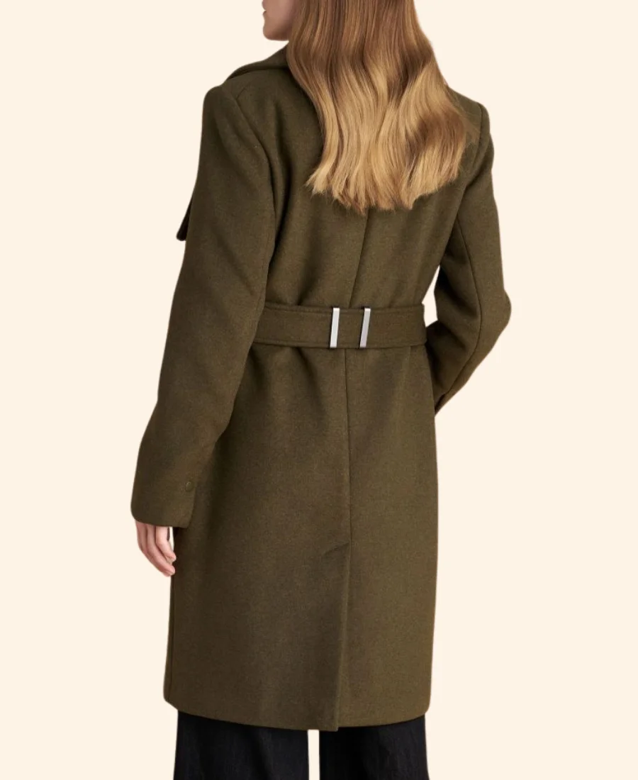 My Life With The Walter Boys Katherine Walter Trench Coat back Image