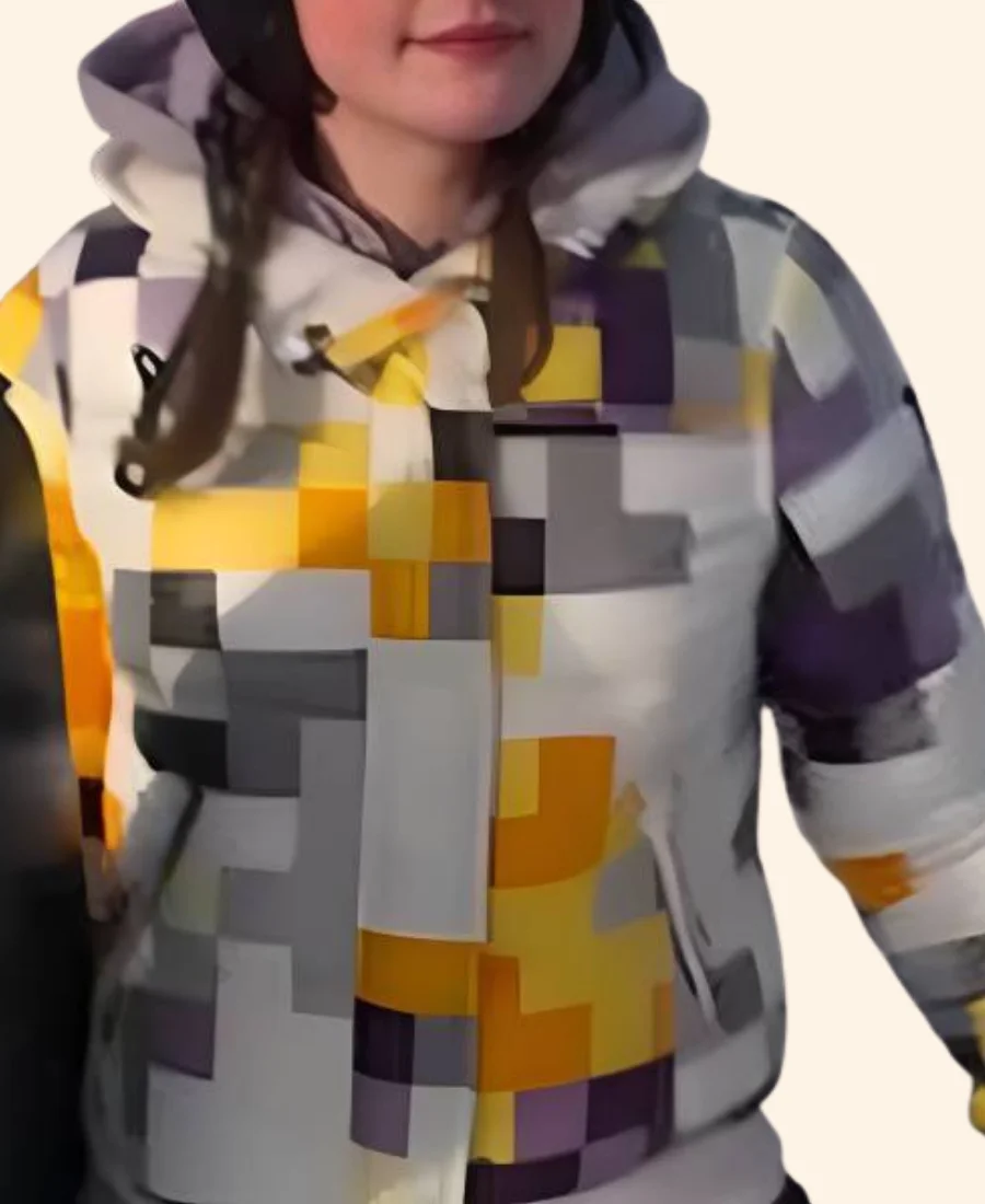 My Secret Santa 2025 Zoey Jacobsen Puffer Jacket Actor Image