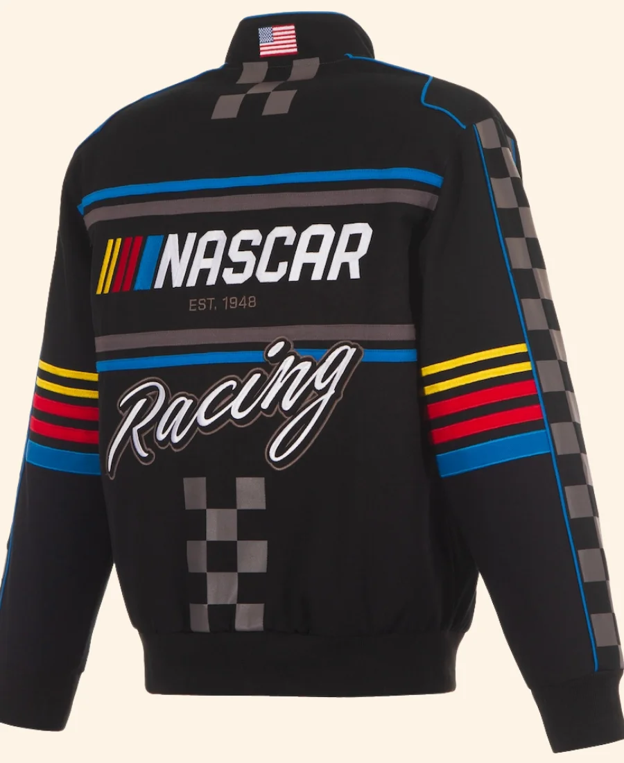 NASCAR Driver Uniform Jacket Back Image