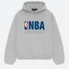 Essentials Grey Hoodie Front Image