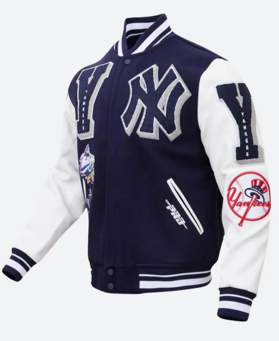 NY Yankees Letterman Varsity Jacket - Male, 4XL