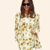 NYC 2025 Chrissy Teigen Printed Blazer Front Image