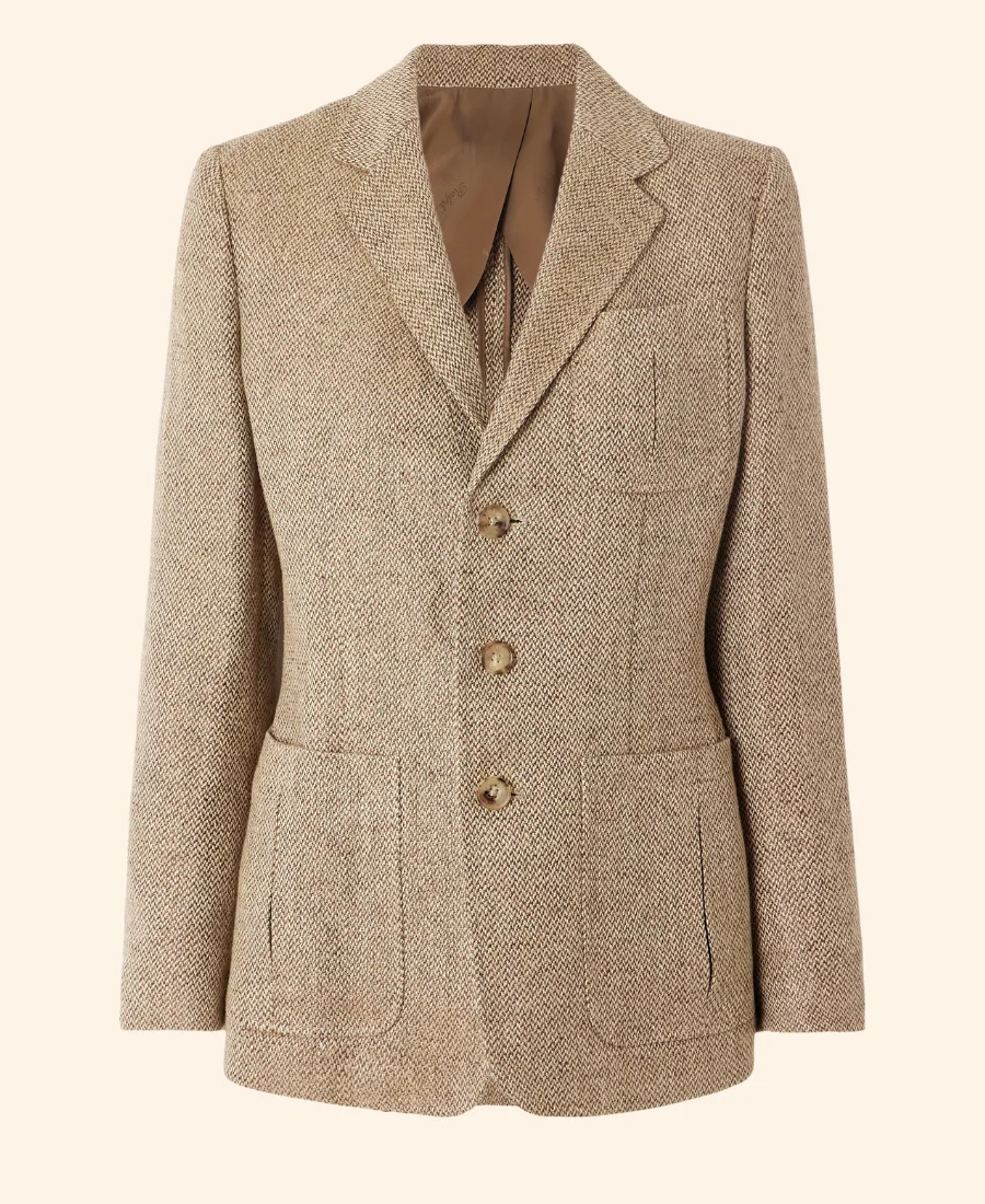 NYC 2025 Jennifer Lopez Brown Blazer Front Image