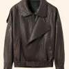 NYC 2025 Jessica Alba Leather Jacket Front Image