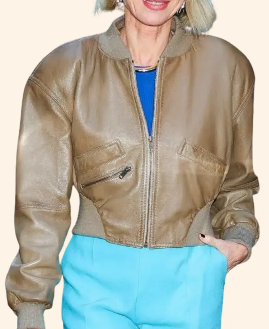 NYC 2025 Naomi Watts Leather Jacket Image