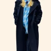 NYC Jennifer Lawrence Black Coat Front Image