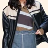 NYC Tessa Thompson Leather Jacket Front Image