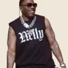 Nelly Budweiser Stage 2025 Black T Shirt Front Image