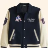 New England Patriots Letterman Varsity Jacket Front Image