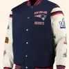 New England Patriots Victory Formation Varsity Jacket Front Image
