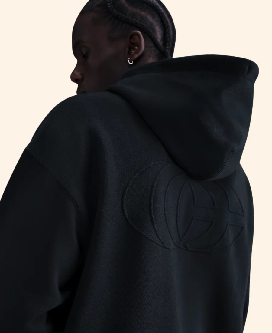 New Heights Show Travis Kelce Caitlin Clark Hoodie Back Zoom Image