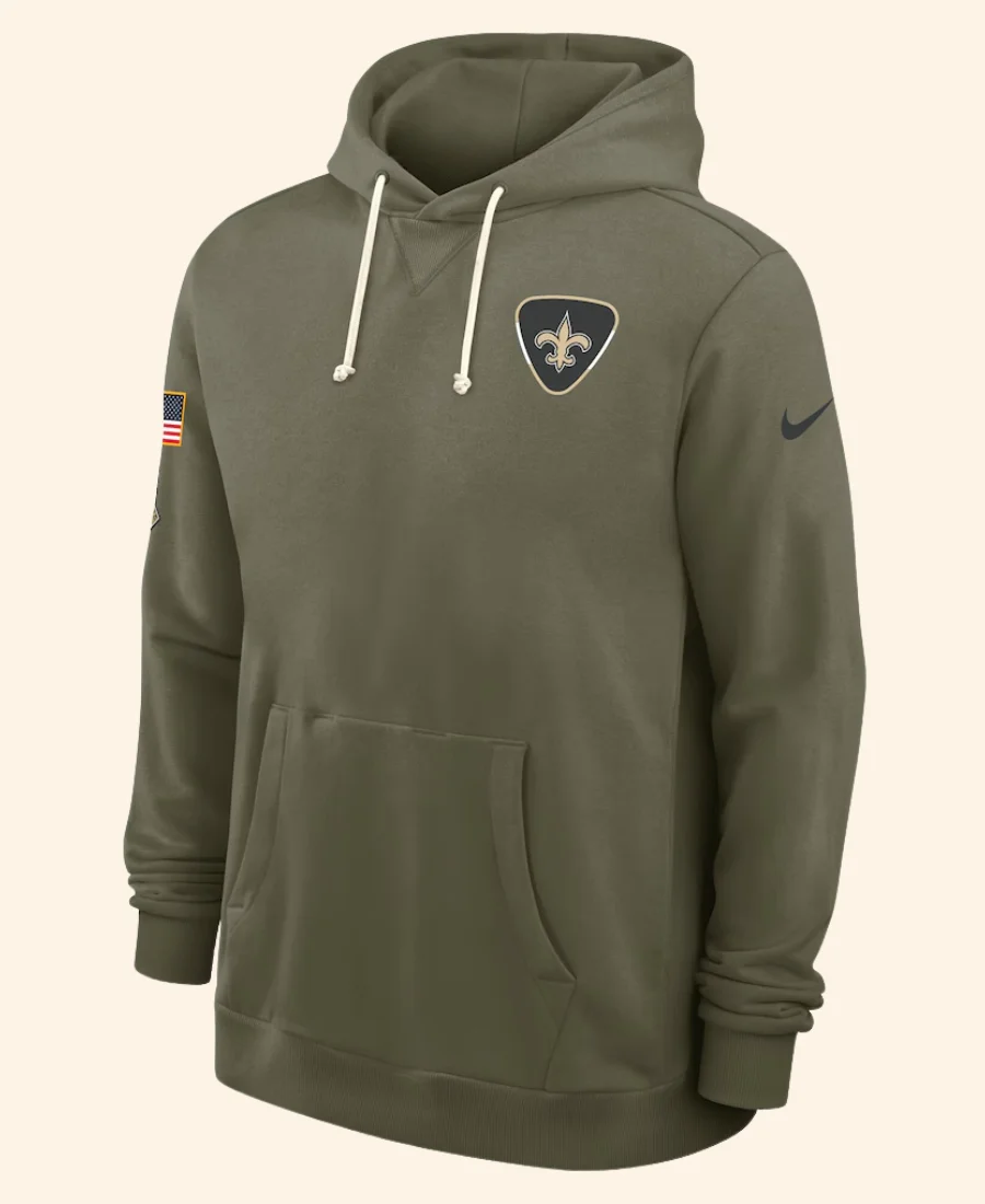 New Orleans Saints Kellen Moore Salute To Service Hoodie Front Image