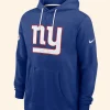 New York Giants Initial Home Hoodie Front Image
