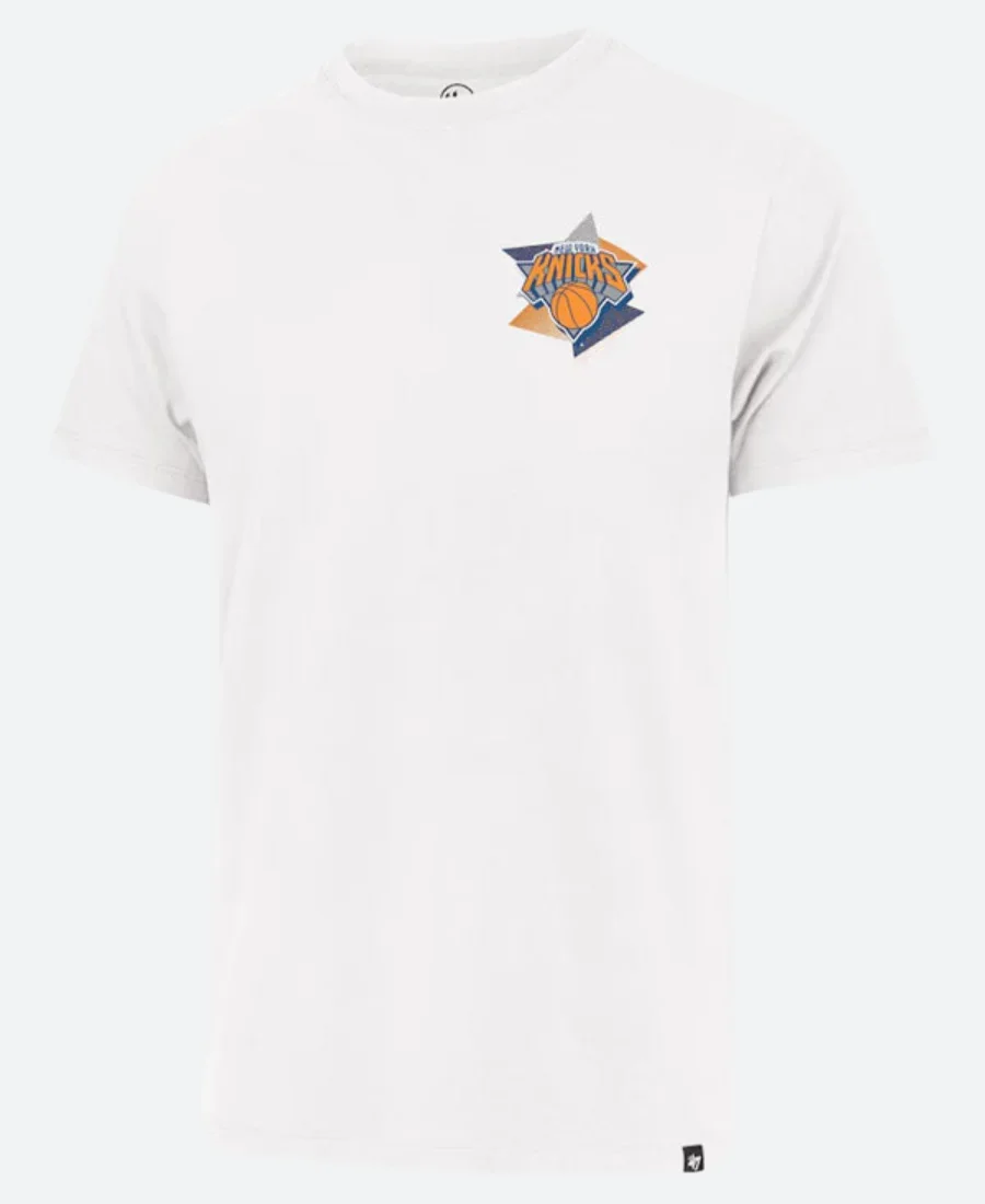 New York Knicks 47 White City T Shirt