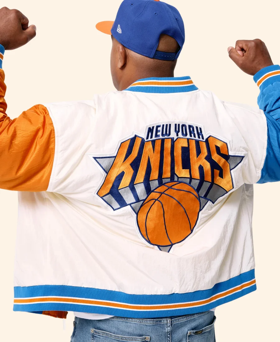New York Knicks Anne Hathaway Jacket Back Image