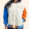 New York Knicks Anne Hathaway Jacket Front Image