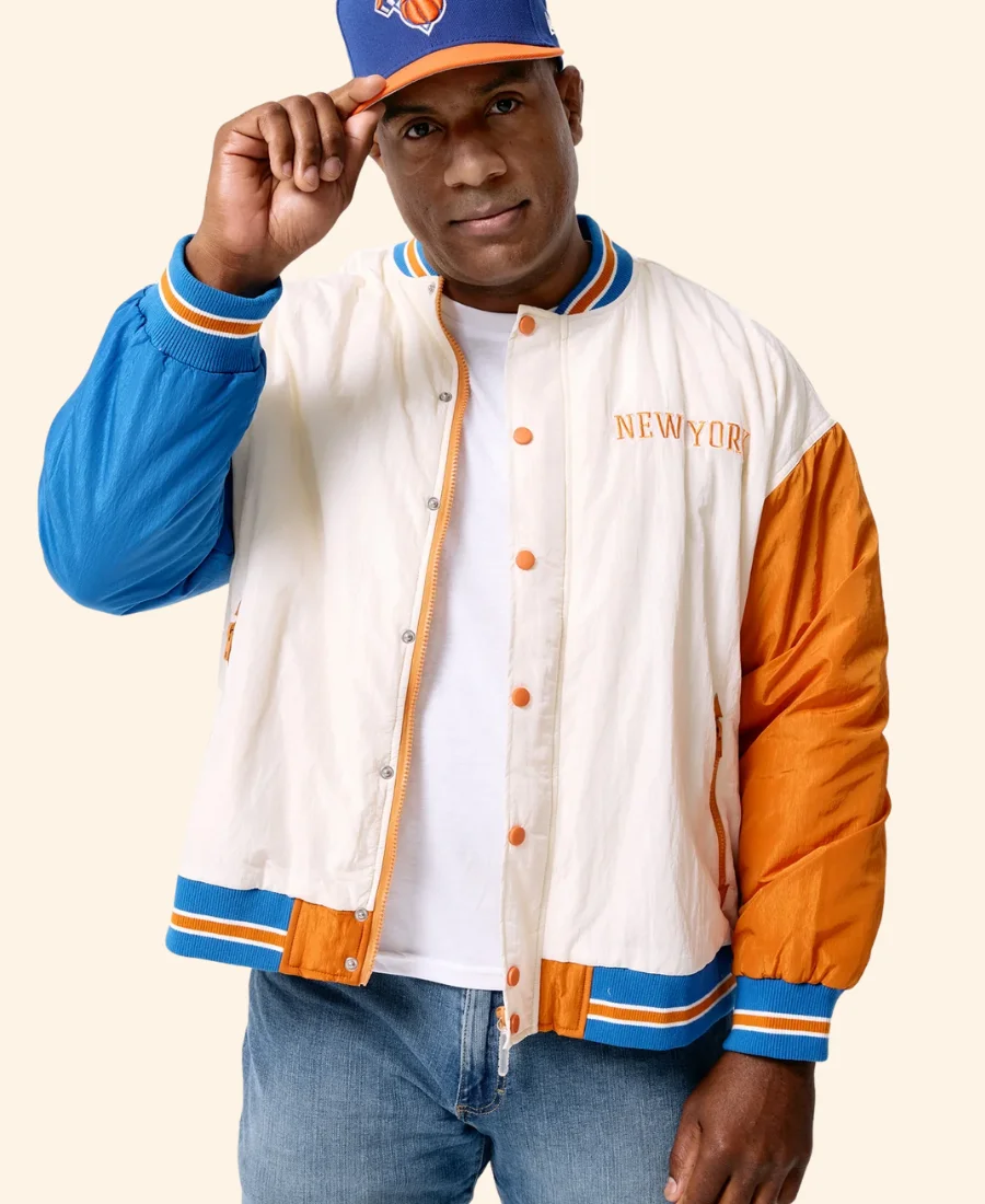 New York Knicks Anne Hathaway Jacket Front