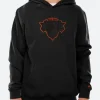 New York Knicks Black Hoodie Front Image