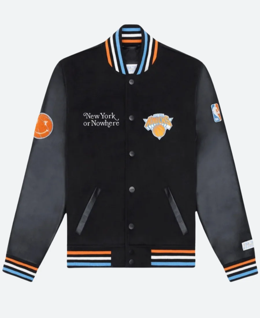New York Knicks Mariska Hargitay Versity Jacket