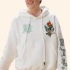New York Liberty Breanna Stewart White Hoodie Front Image