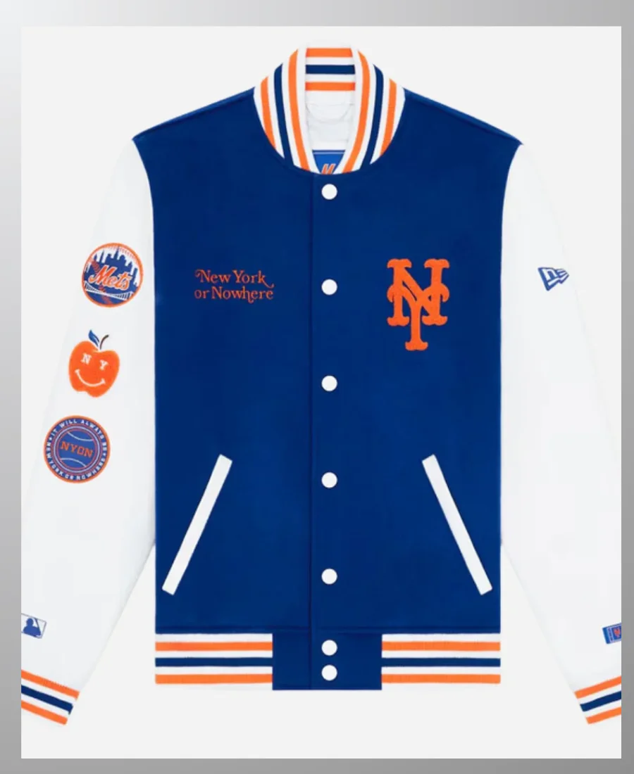 New York Mets Or Nowhere Varsity Jacket - Male, 4XL