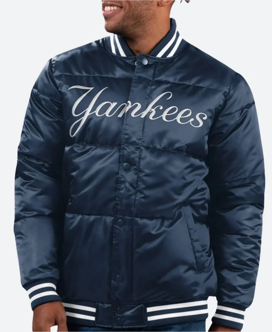 New York Yankees Letterman Varsity Jacket - Male, 4XL