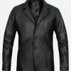 No Time To Die James Bond Leather Jacket Front Image