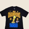 OKC Thunder Champions Shai Gilgeous Alexander 2025 T Shirt Front Image