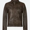 Only Murders In The Building S02 Ben Glenroy Leather Jacket Front Image