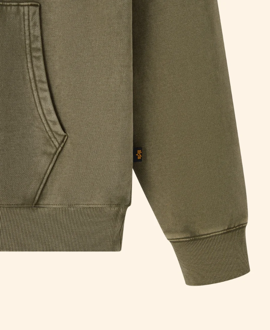 OVO Alpha Industries Garment Dyed Hoodie Cuffs Image
