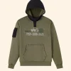 OVO Alpha Industries Garment Dyed Hoodie Front Image