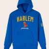 OVO Harlem Globetrotters Hoodie Blkue Front Image