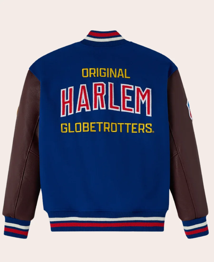 OVO Harlem Globetrotters Varsity Jacket Back Image