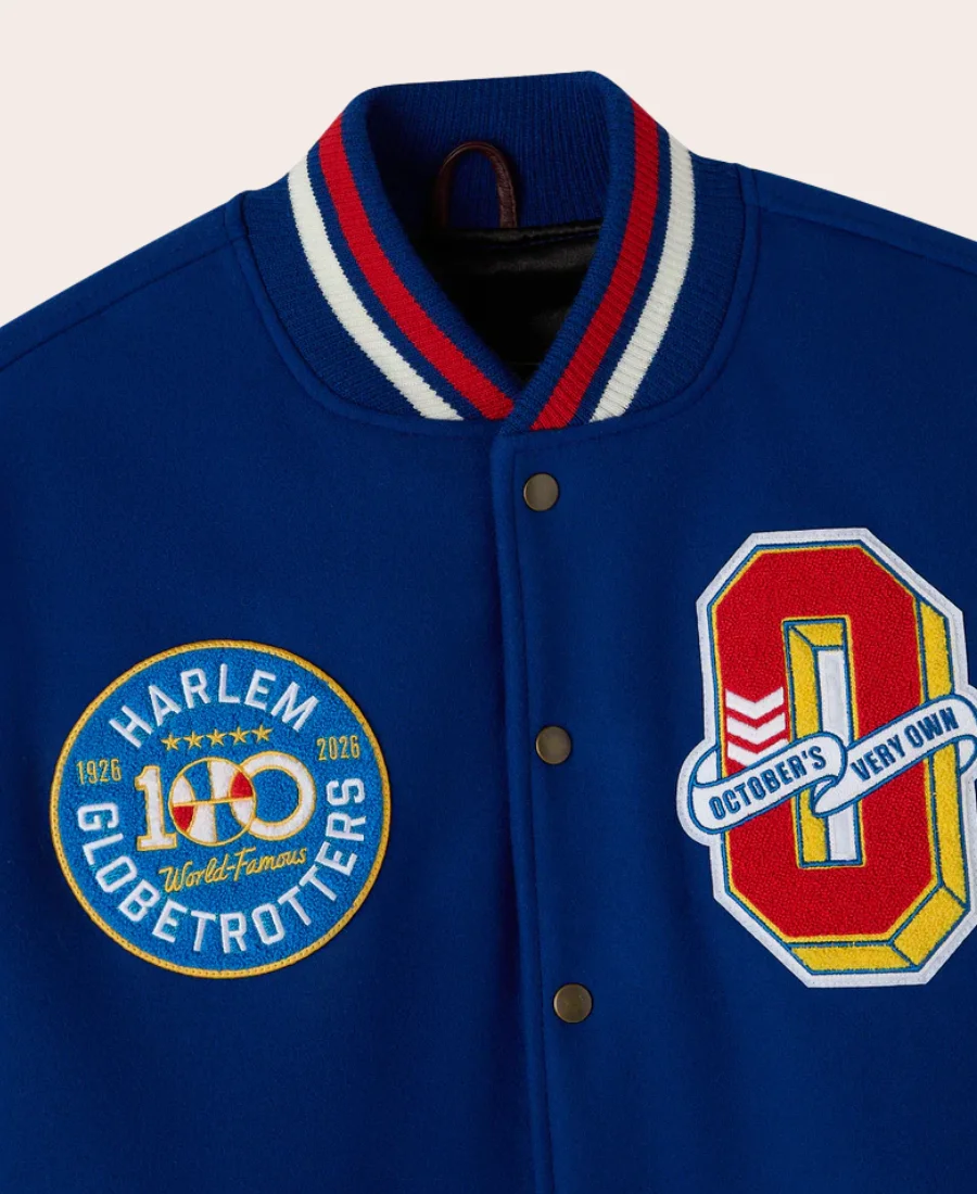 OVO Harlem Globetrotters Varsity Jacket Image