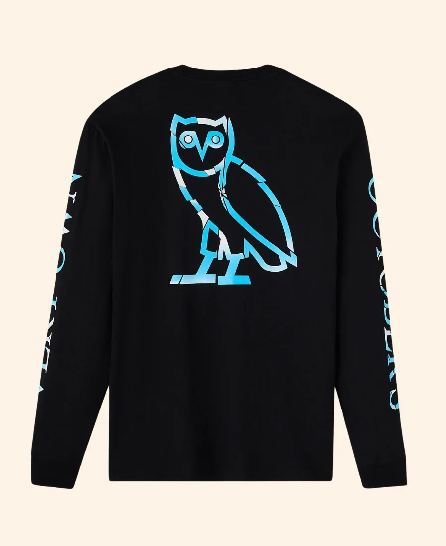 OVO Phantom Long Sleeve T-Shirt Back Image
