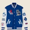 OVO X Chelsea FC Varsity Jacket Front Image