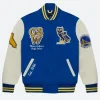 OVO X Golden State Warriors Varsity Jacket Front Image