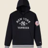 OVO x New Era x New York Yankees Hoodie Front Image