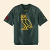 OVO4L Football T Shirt Gree Front Image