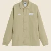 Oasis Tour Coach Khaki Jacket Front Image