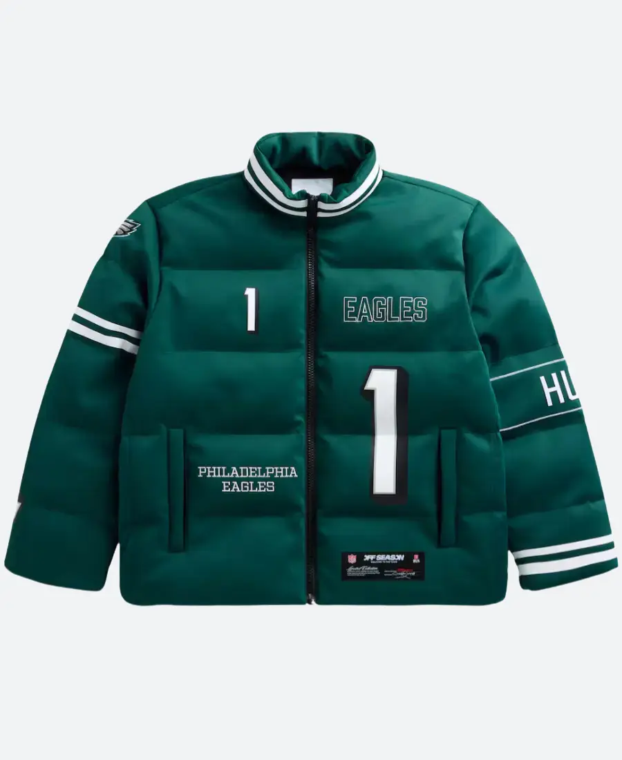 Off Season Eagles Jalen Hurts Puffer Jacket