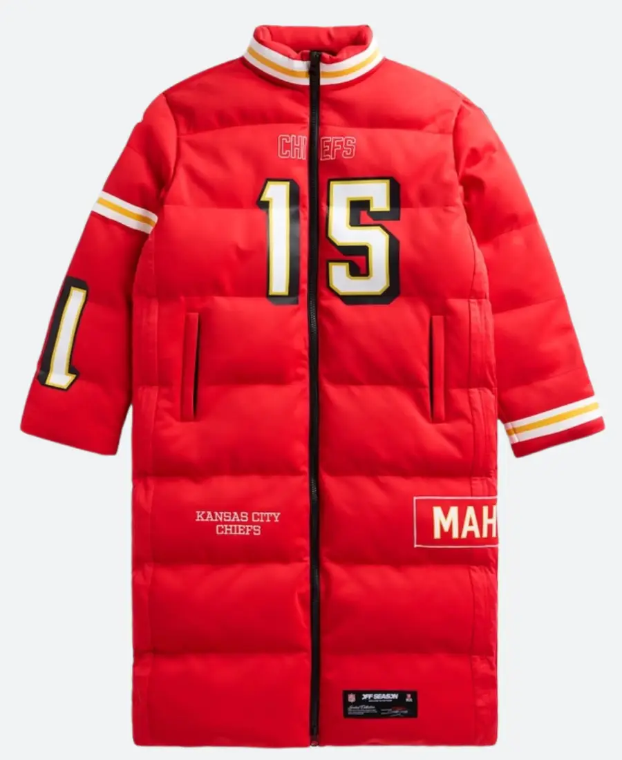 Off Season KC Chiefs Patrick Mahomes Puffer Coat