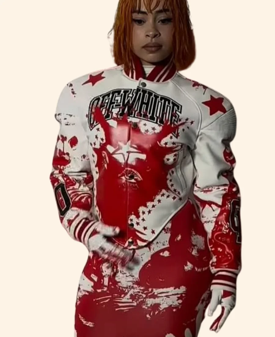 Off-White Ice Spice Varsity Jacket Image