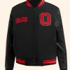 Ohio State University Letterman Varsity Jacket Front Image