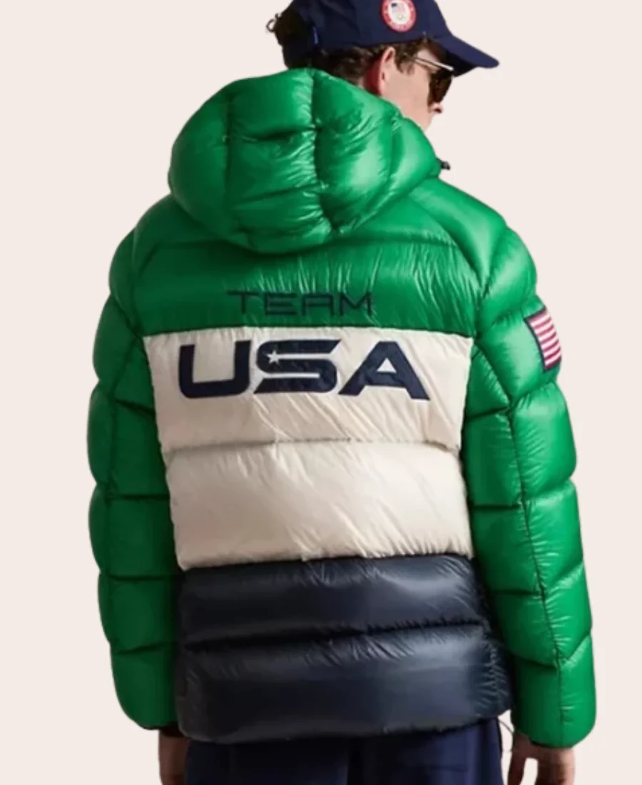 Olympics 2026 Ralph Lauren Team USA Closing Ceremony Hawthorne Jacket Back Image