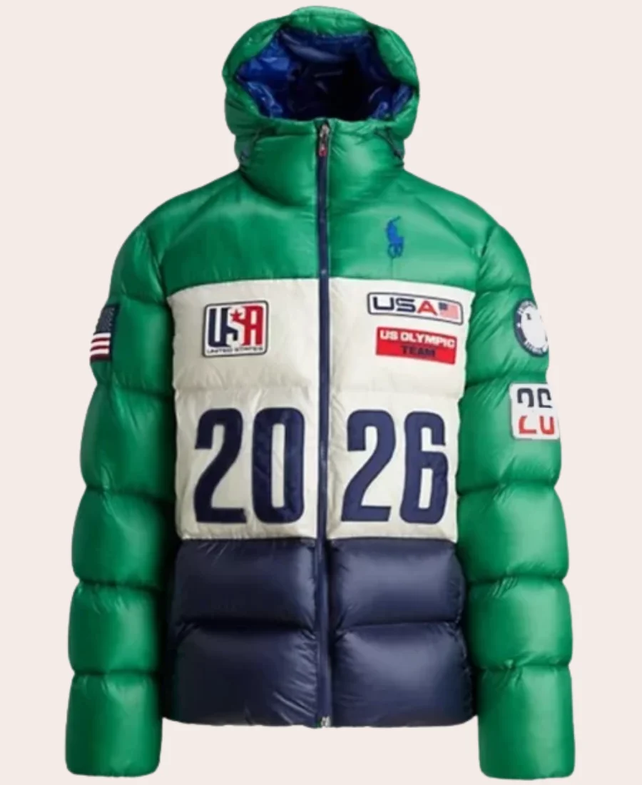 Olympics 2026 Ralph Lauren Team USA Closing Ceremony Hawthorne Jacket Front Image