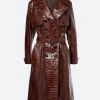 Only Murders In The Building S04 Selena Gomez Crocodile Coat Front Image