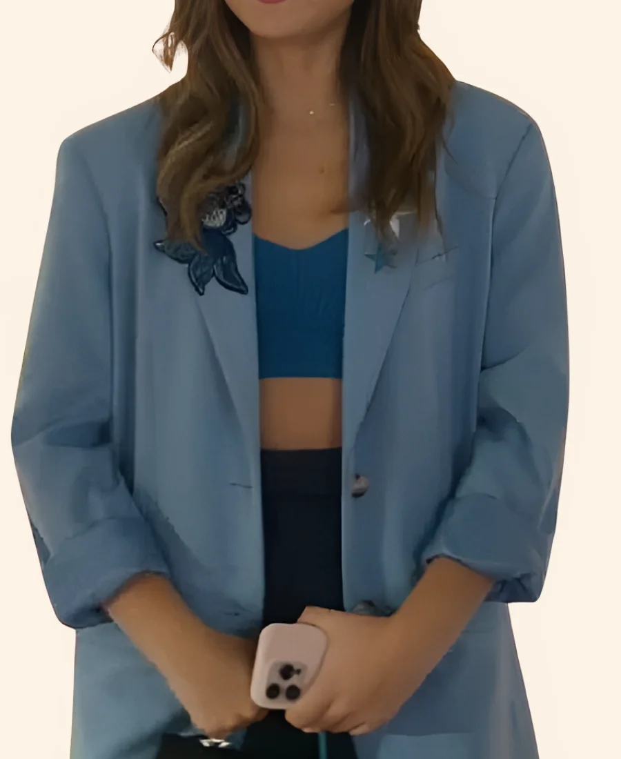 Our Fault 2025 Nicole Wallace Floral Blazer